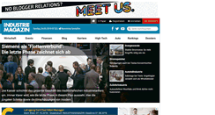 Desktop Screenshot of industriemagazin.at